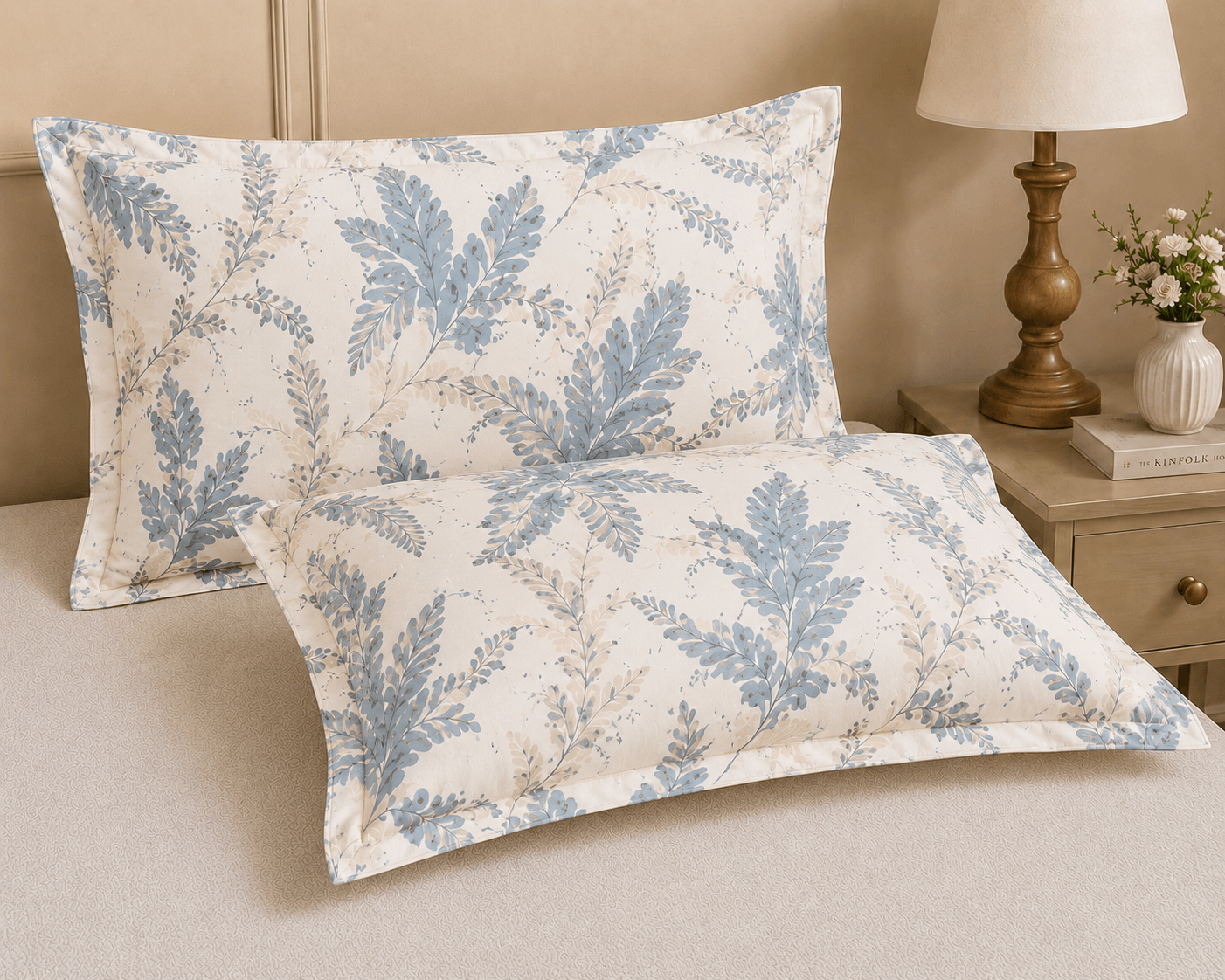 Home Fresh 210 TC 100% Cotton 2 Pillow Covers size 46x69 Cm
