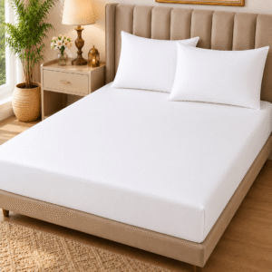 Home Fresh PALASH 100% Cotton 210TC One King Size 274x274 Cm Digital Printed Bedsheet with 2 Pillow Covers Size 46x69 Cm