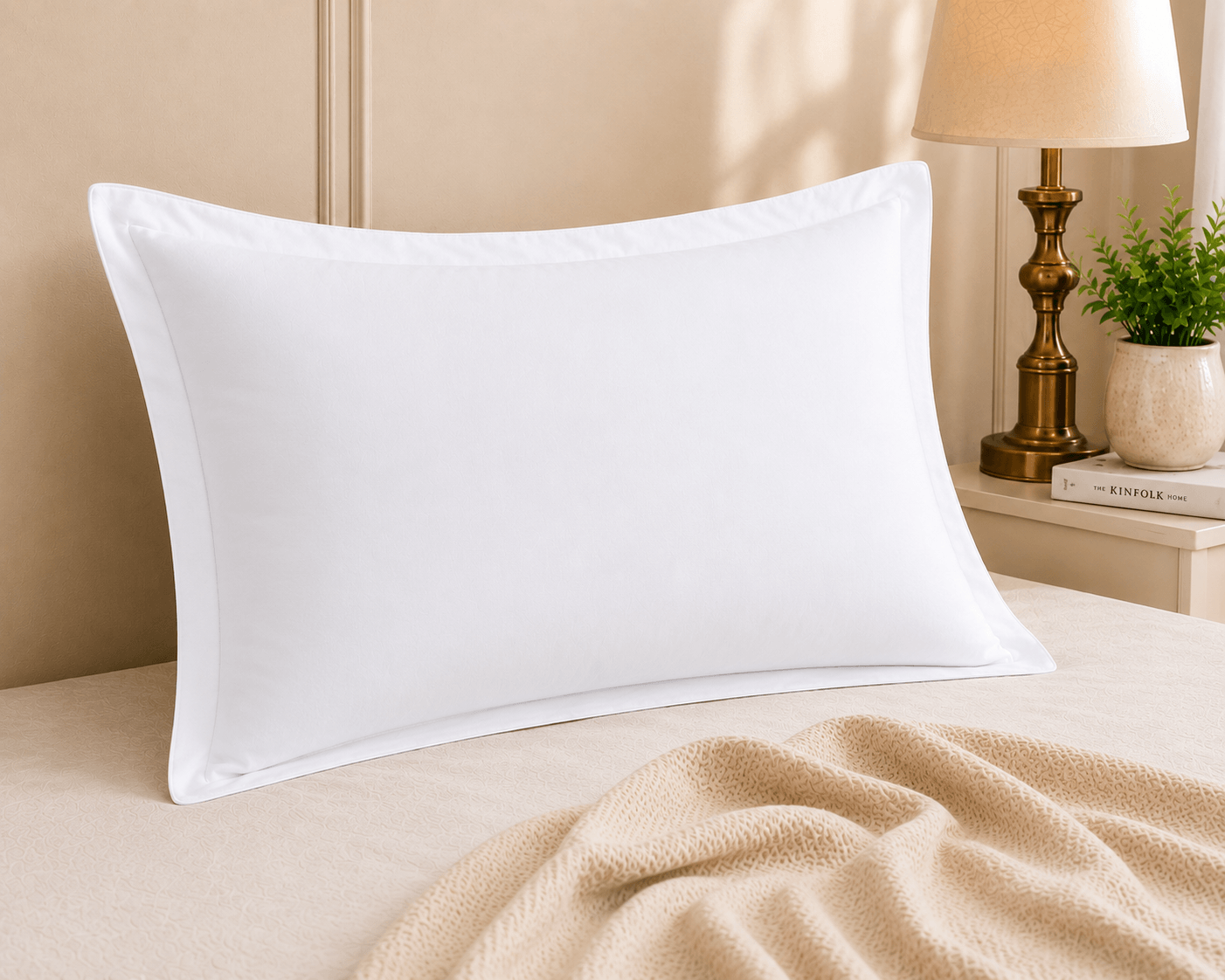 Home Fresh 210 TC 100% Cotton 2 Pillow Covers size 46x69 Cm