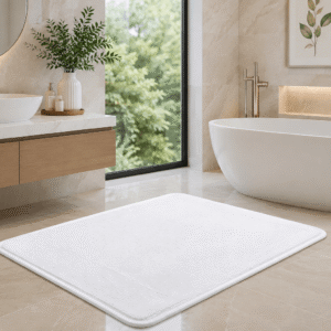 Home Fresh Cotton Bathmat | Bathroom Rug | Thick,Super Soft, Quick Dry | Non-Skid with SBE/Hot Melt Spray Backing | 1000 GSM - Solid, Set 1 pc ( Size : 20" x 30")