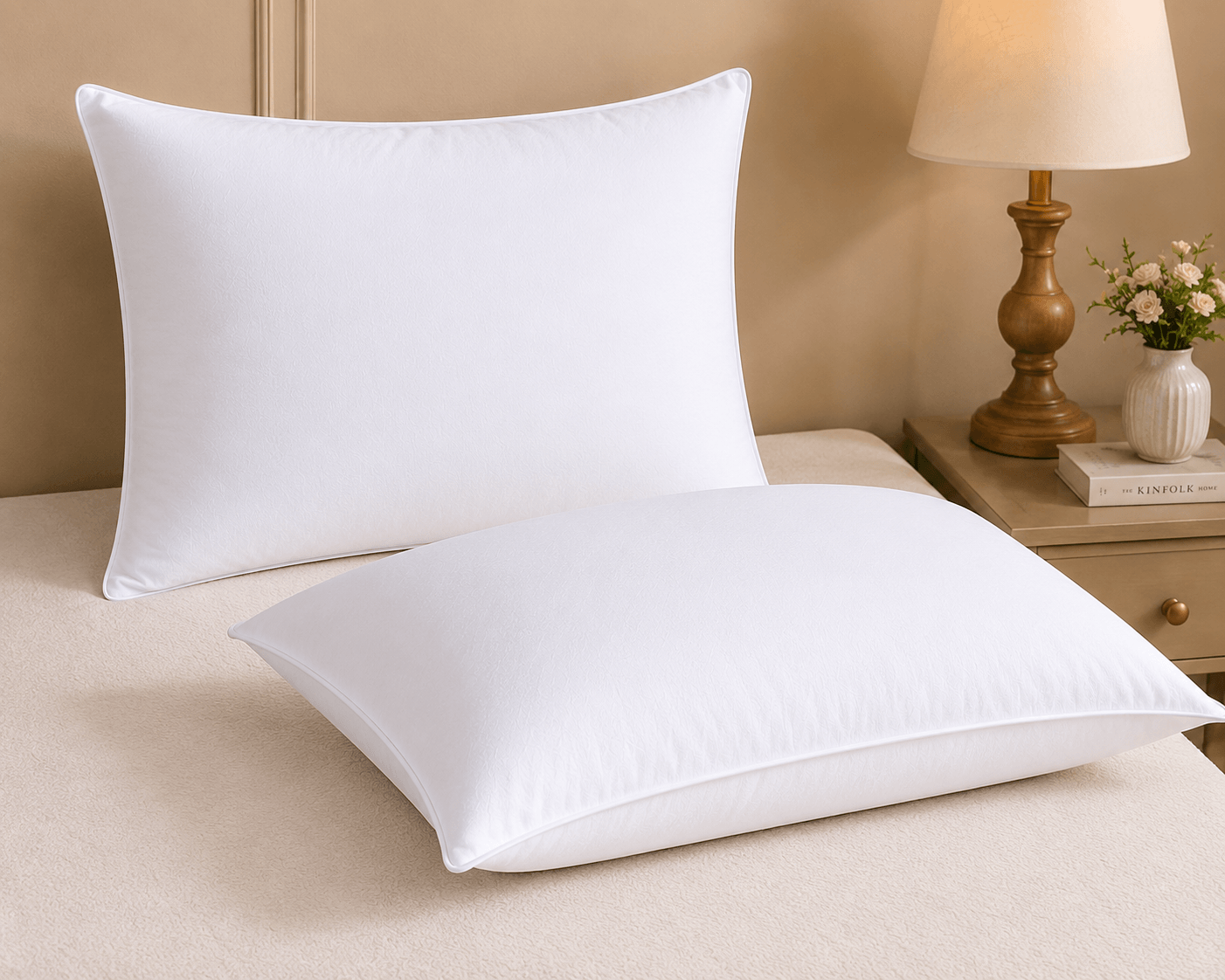 Home Fresh Pillow size 45x68 Cm filled with premium conjudated fibre