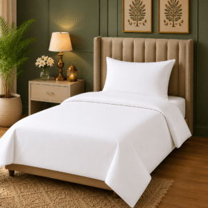 Home Fresh Luxury Ultrasonic Punch Reversible AC Comforter  – Quilted Microfiber Floral Pattern, Lightweight Breathable Hypoallergenic All‑Season size 210x220 Cm