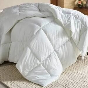 Home fresh 300 GSM 100% Cotton One Double size 90x100 inches Comforter / Quilt filled with virgin fiber