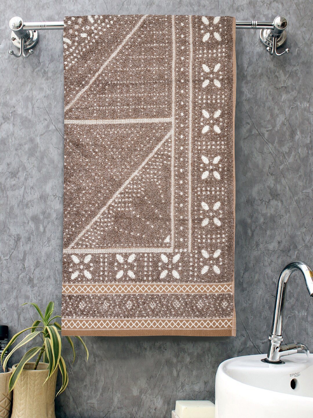 Home Fresh 100% Cotton 450 GSM One Large size 75x150 Cm / 30x60 Inches Bath Towel