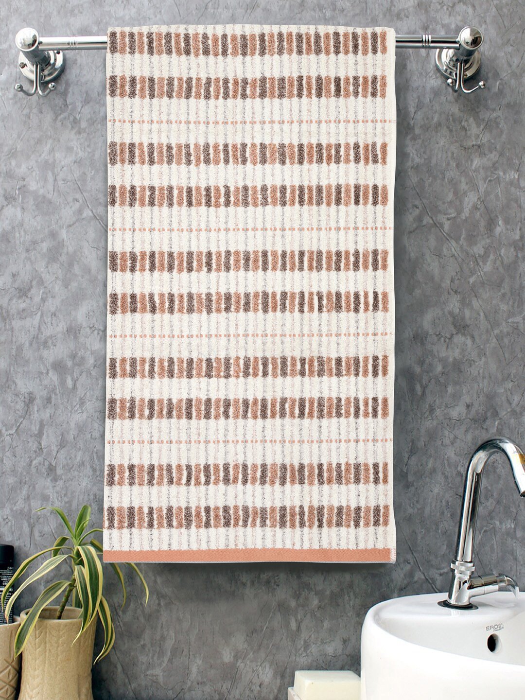 Home Fresh 100% Cotton 450 GSM One Large size 75x150 Cm / 30x60 Inches Bath Towel