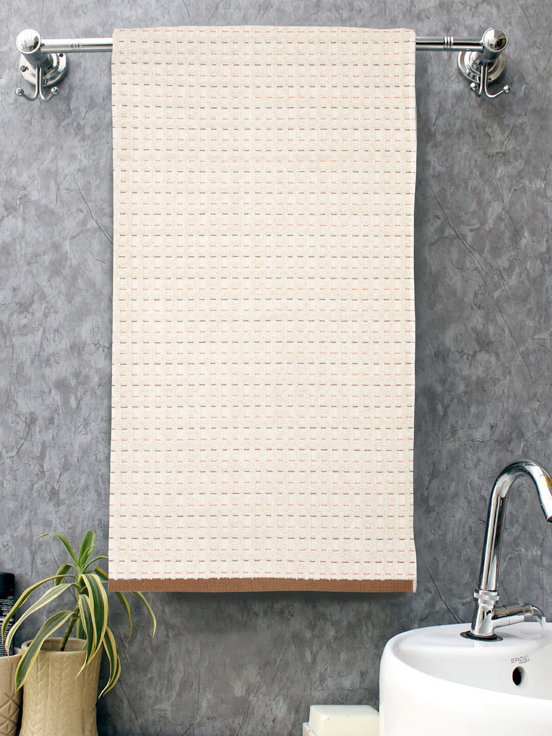 Home Fresh 100% Cotton 450 GSM One Large size 75x150 Cm / 30x60 Inches Bath Towel