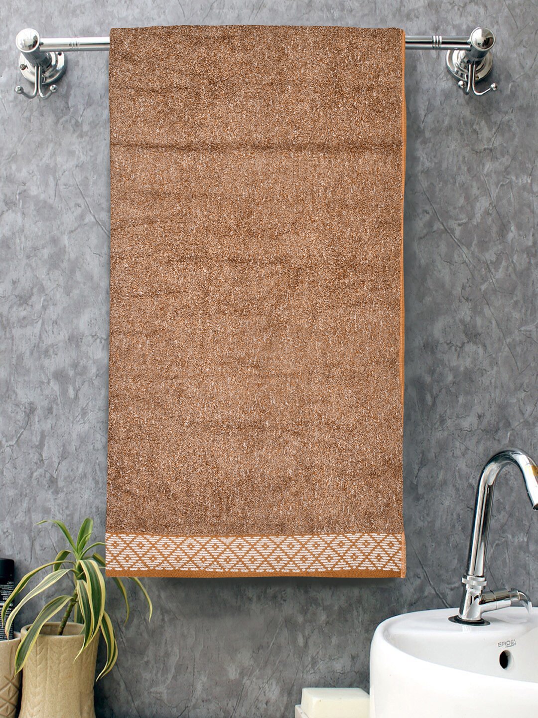 Home Fresh 100% Cotton 450 GSM One Large size 75x150 Cm / 30x60 Inches Bath Towel