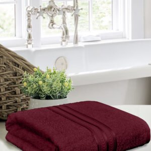 Home Fresh 100% Cotton One Large size 75x150 Cm / 30x60 Inches Bath Towel