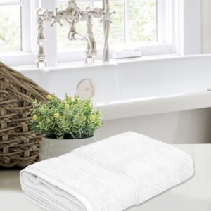 Home Fresh 500 GSM 100% Cotton One Large size 75x150 Cm/30x60 inches Bath Towel
