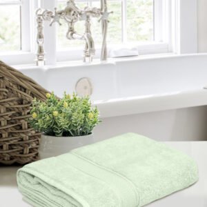Home Fresh Solid 100% Cotton 450 GSM One Large size 75x150 Cm / 30x60 Inches Bath Towel